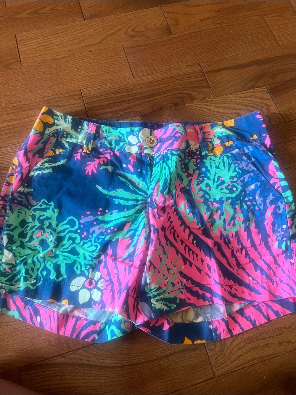 Lilly Pulitzer Callahan Shorts Floral Tropical Print